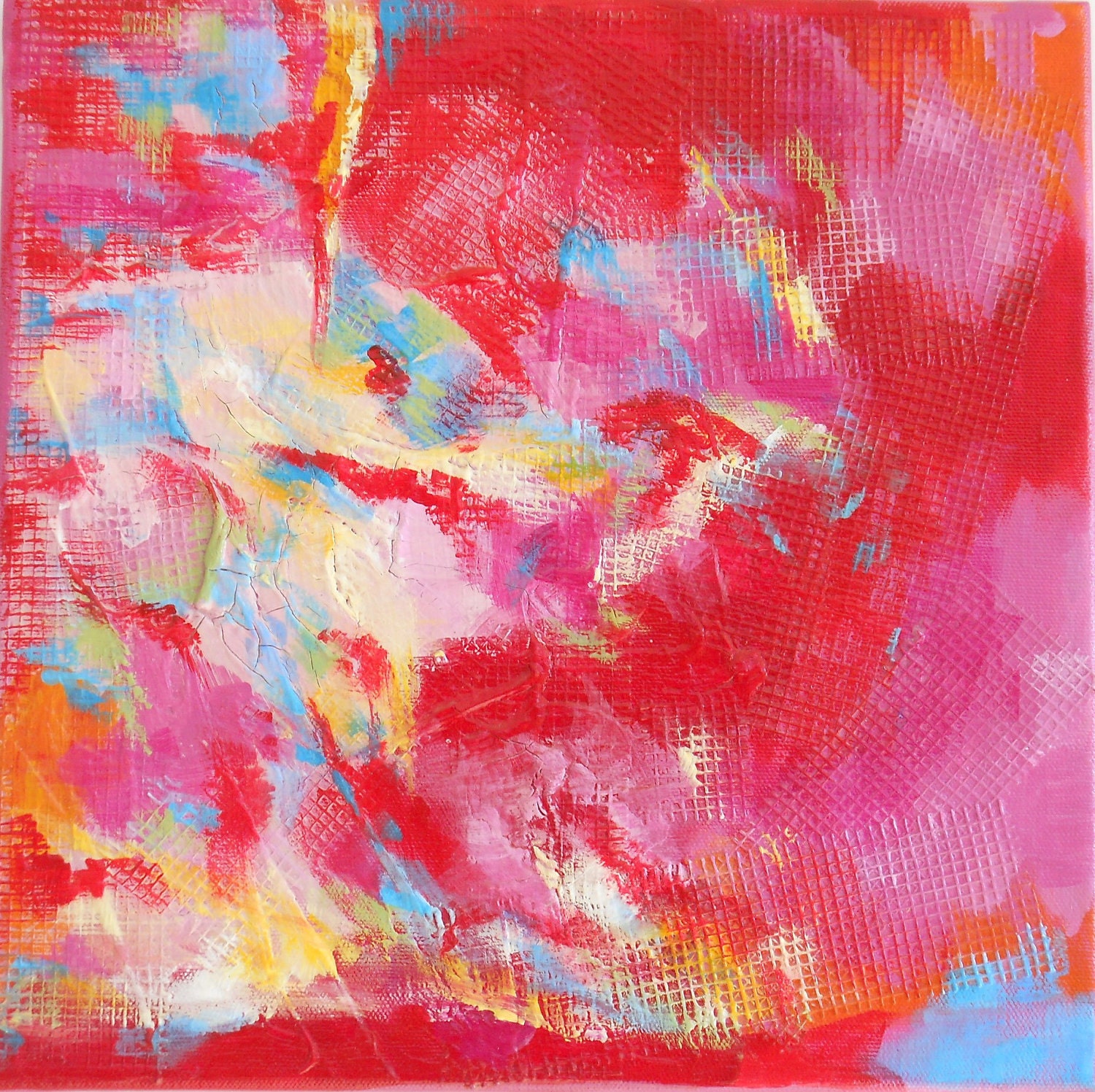 Abstract Mixed Media Original Painting