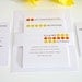 Modern Circles Wedding Invitations Deposit