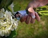 Bridal Bouquet Charm Custom Photo Memorial Charm Wedding Keepsake Personalized