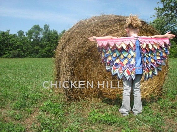 pdf WINGSofaBIRDIE pattern and tutorial....simple easy to make FUN Costume Cape
