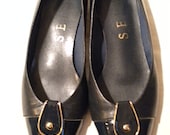Vintage Vegan Shelby Navy Pumps Womans 5 1/2 M