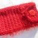 Crocheted Sunglass or Glasses Case - RED