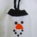 Snowman Plastic Bag Holder