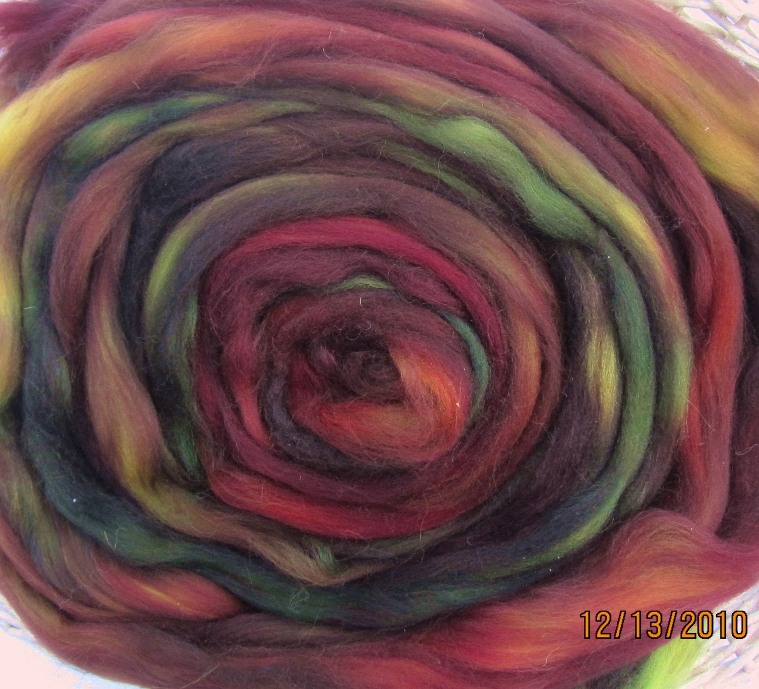 Rosewood Superwash Longwool Top