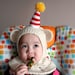 Clown Bear coverall Hat. 9-18months