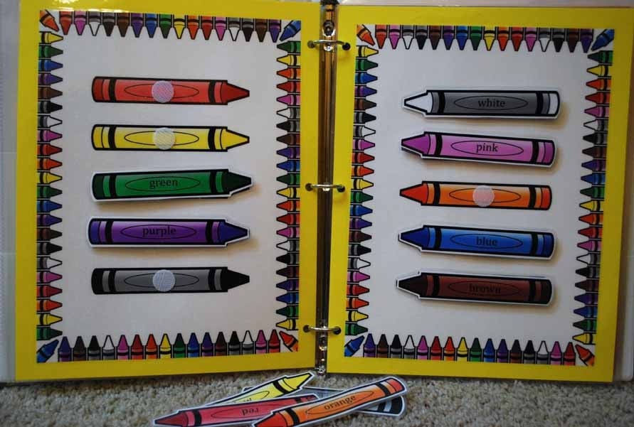 Crayon Colors Printable Game