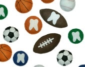 Boy's Tooth Fairy Pillow - Fun and Colorful Sports Balls for boy's or girl's lost teeth.