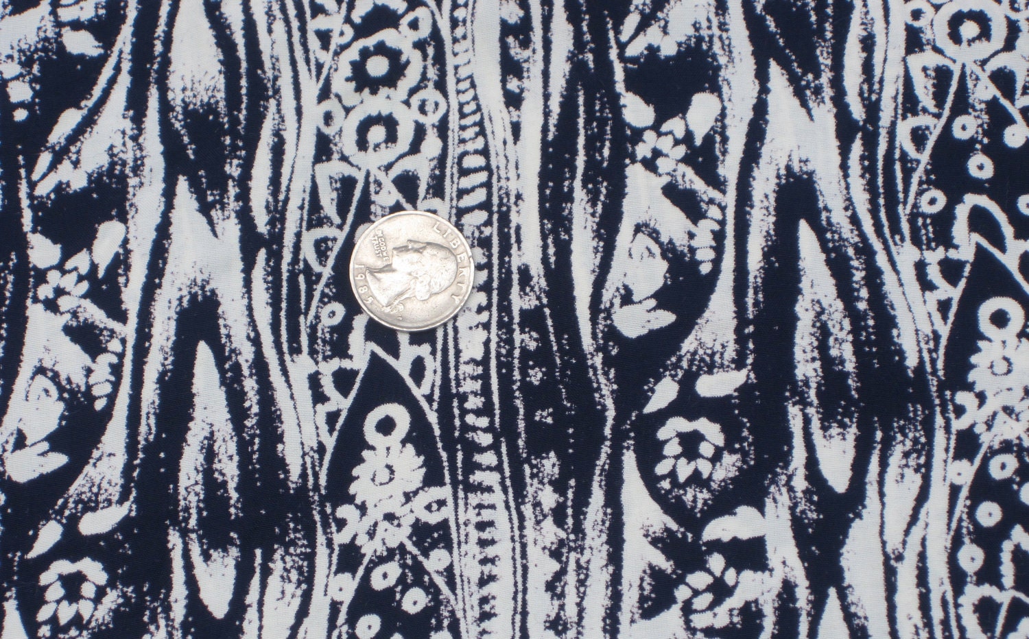 Funky Black and White Curvy Striped 100 Percent Cotton Fabric yardage. Soft and Flowing.