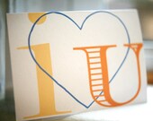 notecards - i heart u notes