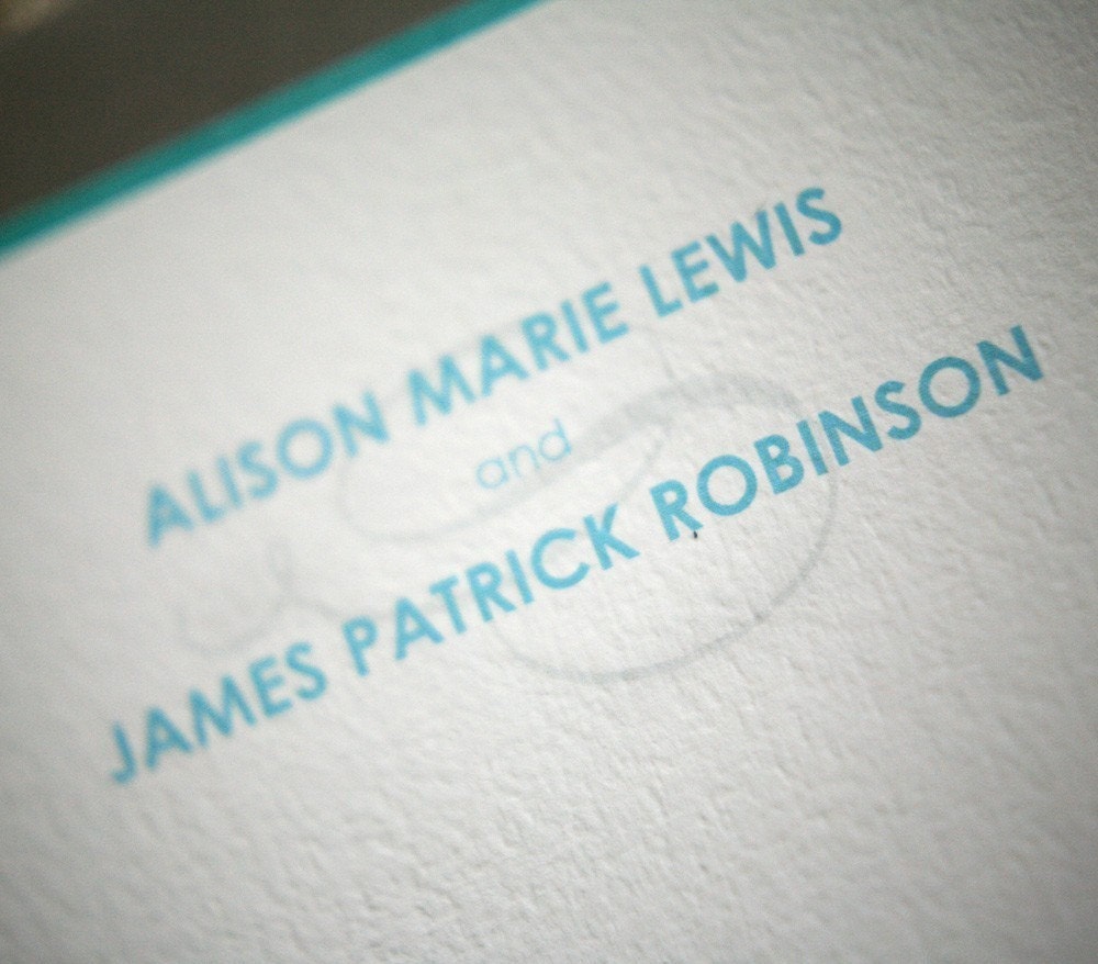 New Modern Wedding Invitation Suite