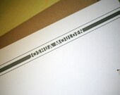 Personalized Stationery - Fine Line Correspondence Cards