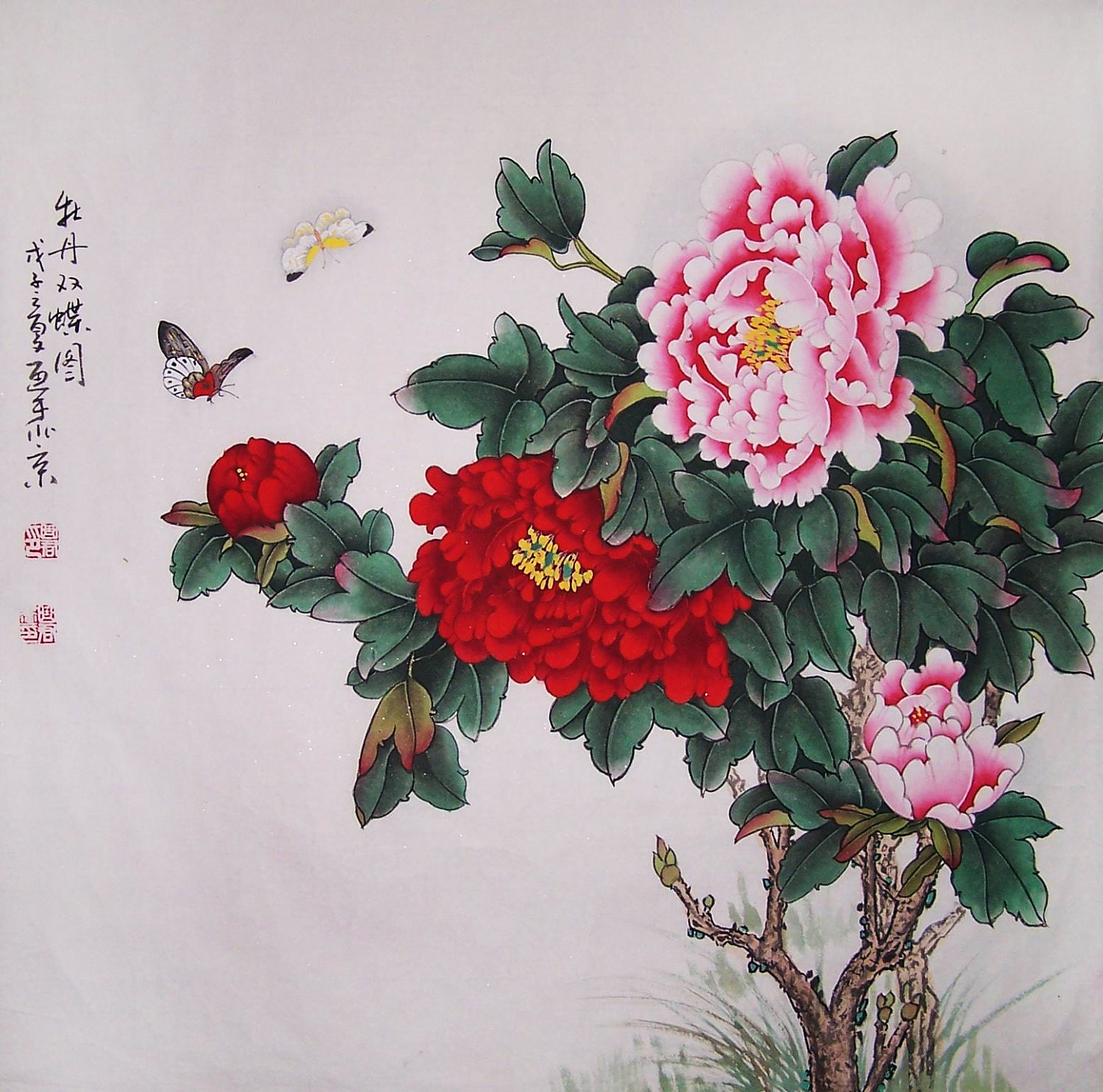 chinese painting butterfly