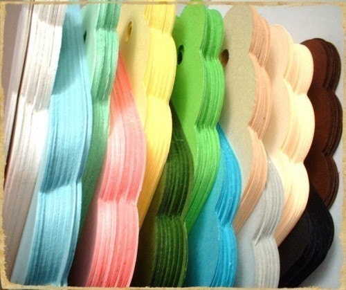Extra Large Scalloped Blank Tags - 75
