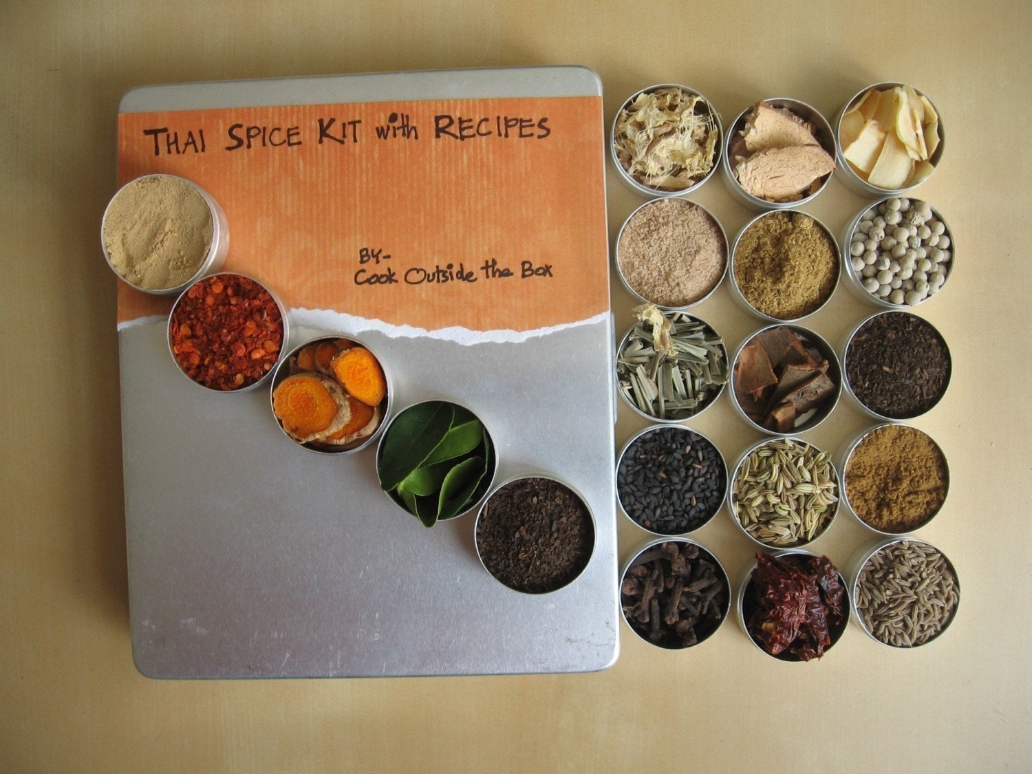 Large Thai Spice kit with RECIPES