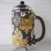 French Press Cozy - Granite Damask