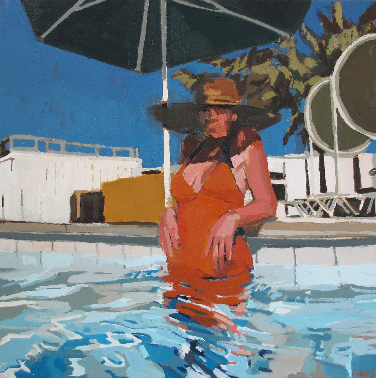 Palm Springs: 16x16" Archival Print - Signed