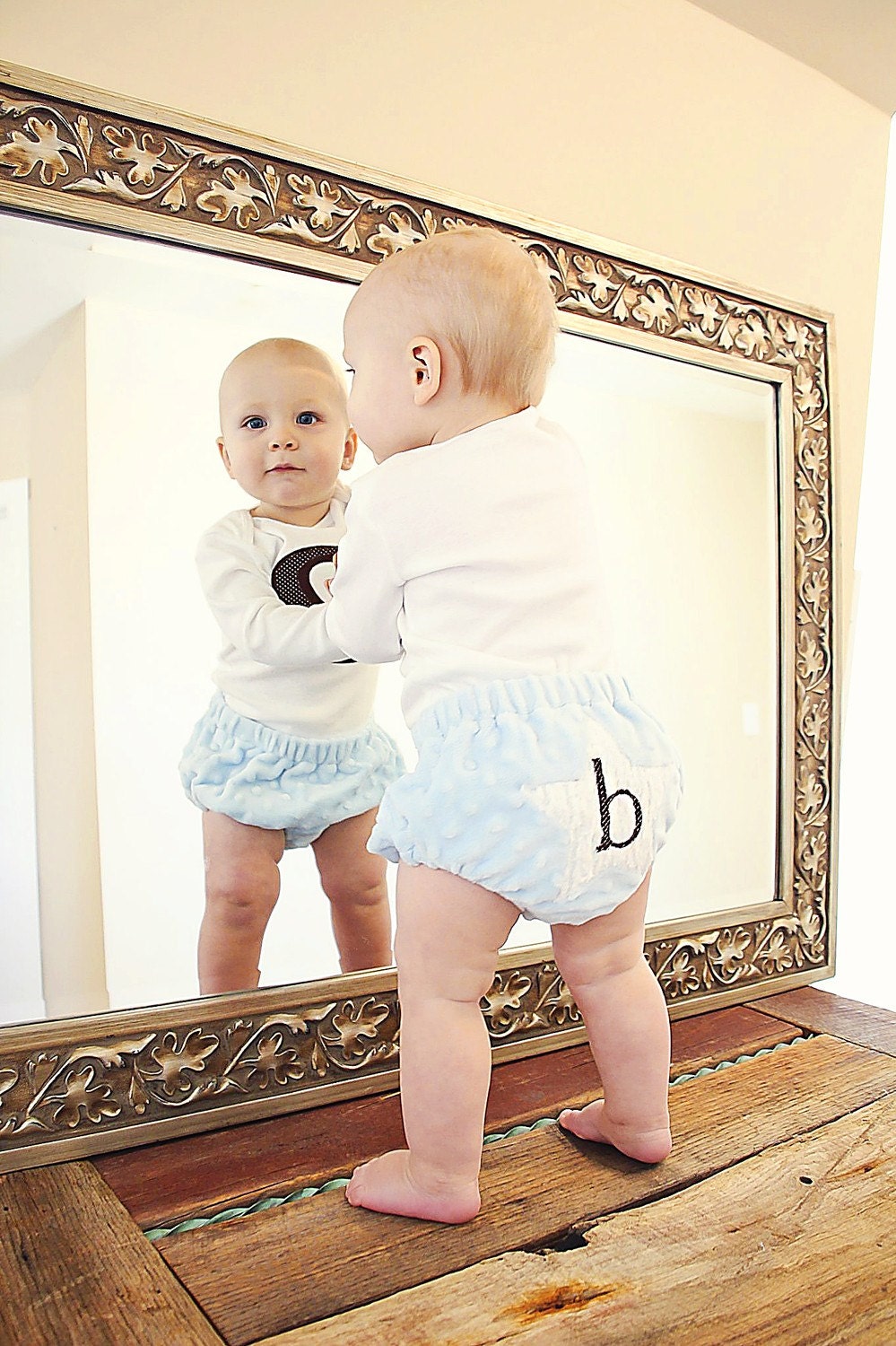 Personalized Baby Diaper Cover- Minky diaper cover- Newborn diaper cover- baby bloomers-photo prop