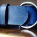 Leather Dog Collar with Hand Stamped Metal Plate