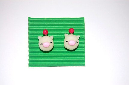 Moogle earrings