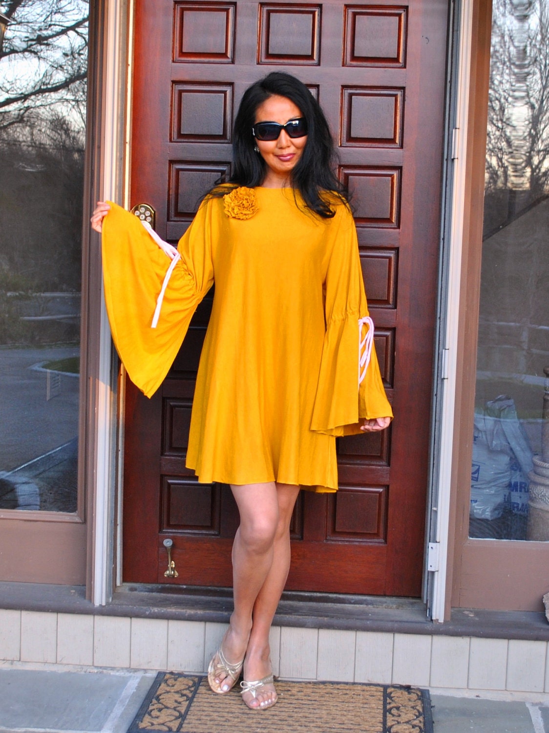 Eco Friendly Clothing - Hippie BOHO Caftan Dress