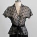 Vintage 1940s Dress : 40s Party Evening Dress