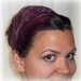 VALERIE Burgundy Wine Feather Headband