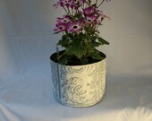 Grey / White plant holder