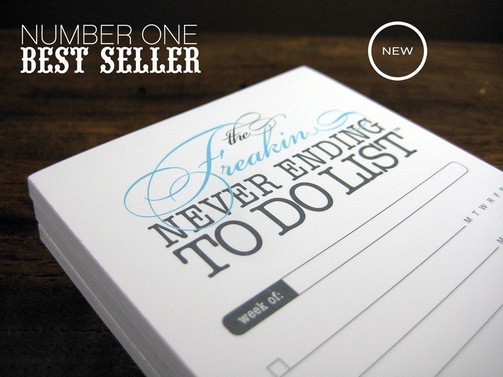 SINGLE NOTEPAD - FreakinToDo list notepad
