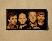 Coldplay - woodburned home decoration