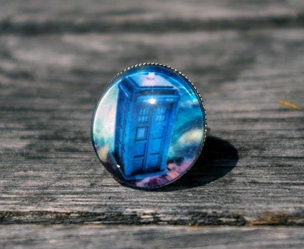 Doctor Who Tardis - adjustable ring