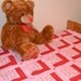 Pink and Red and Flower Quilt