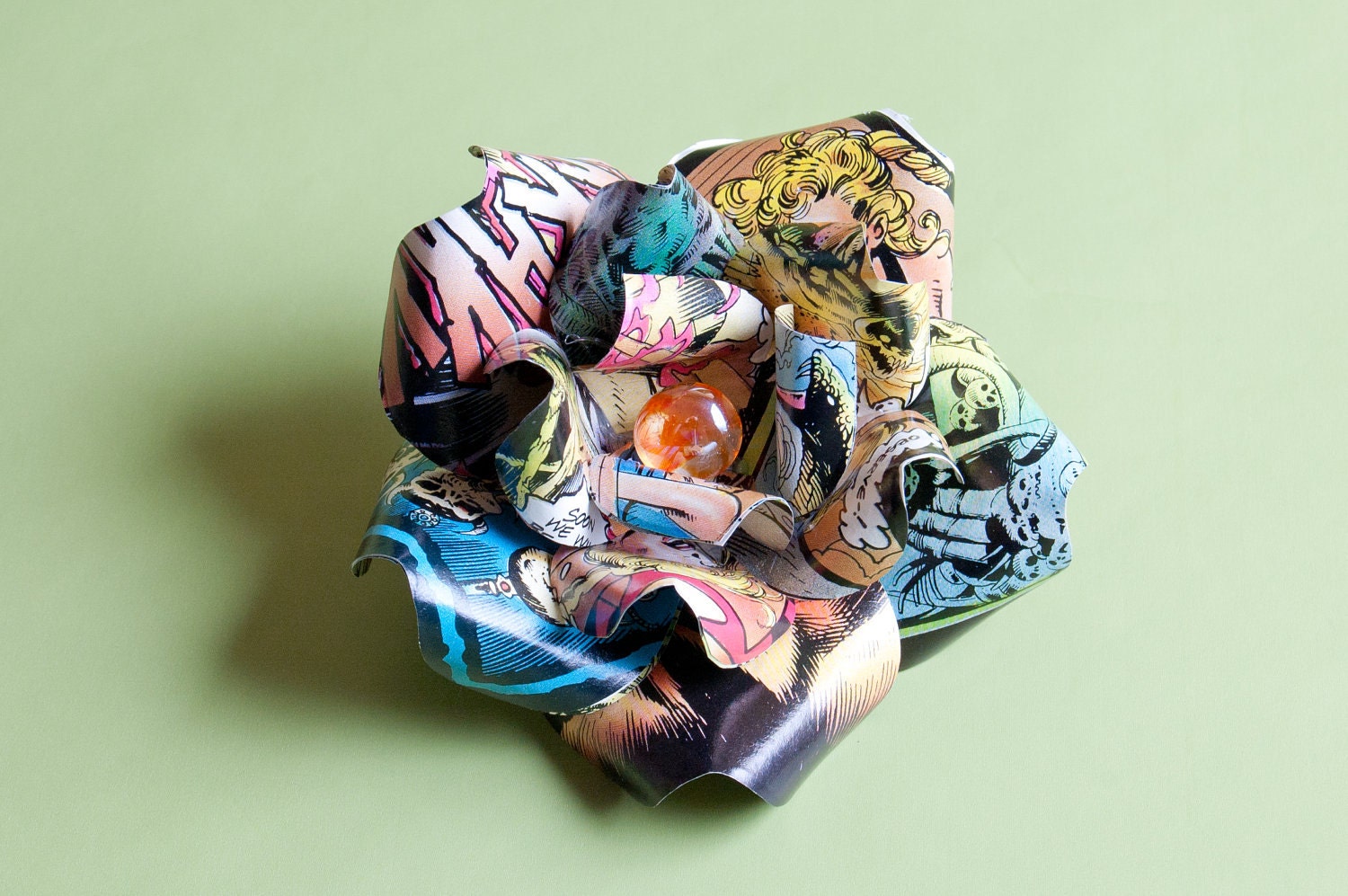 Comic Book Geek-Chic Hair Clip Fascinator