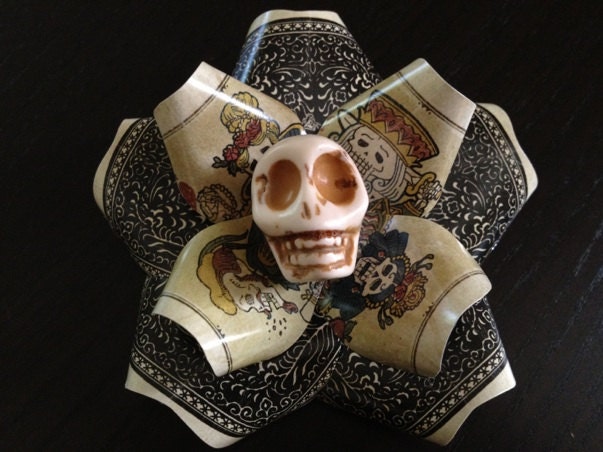 Red Dead Redemption Skull Playing Card Hair Clip Fascinator (Limited Edition)
