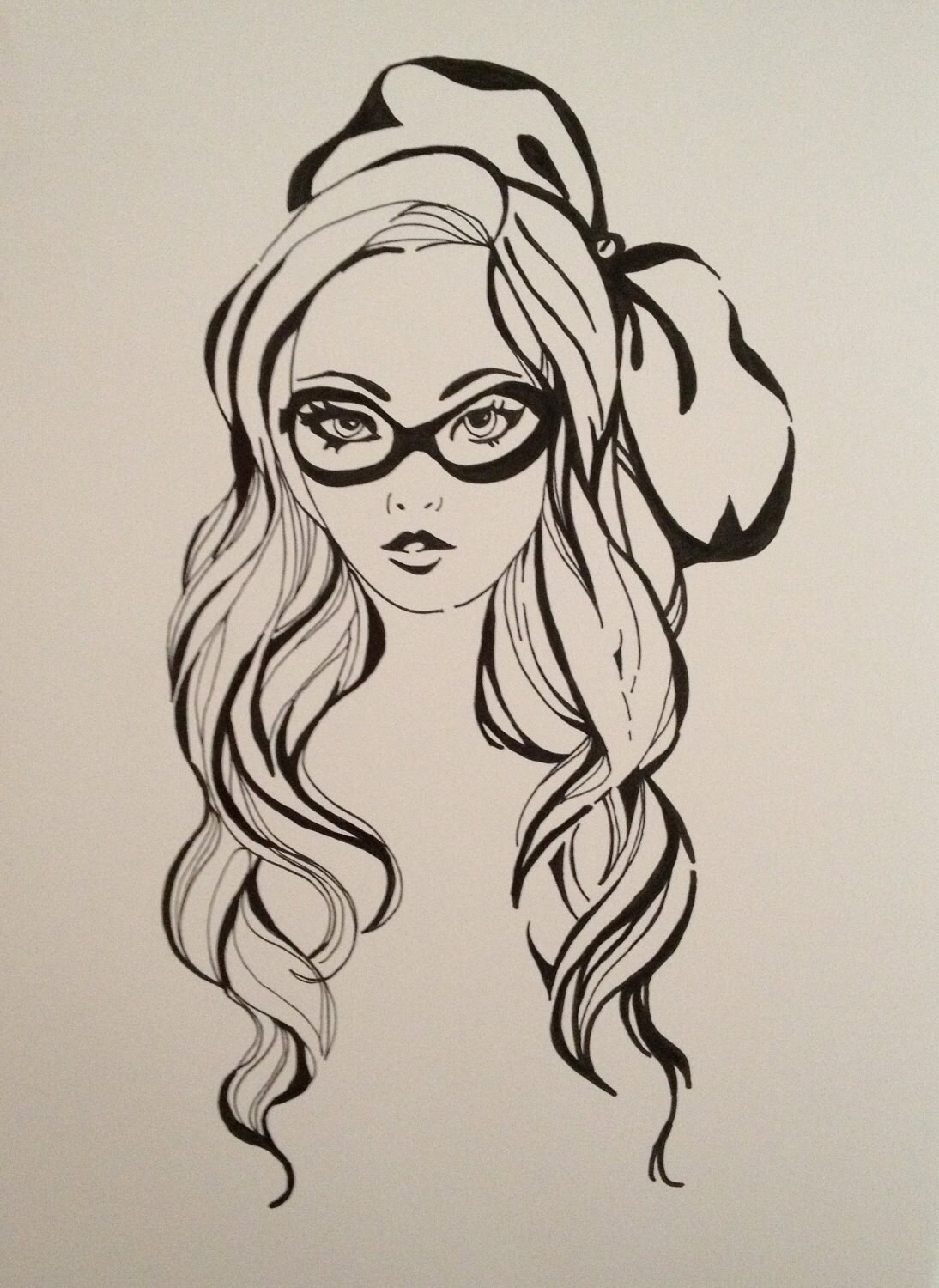 Hair Bow Drawing