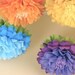 Wonderland in Bloom 5 Giant Hanging Paper Flowers, fantasy wedding, shower, nursery, photo booth, birthday decor, Party Blooms by Whimsy Pie