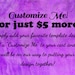 Customize ANY single template design. Let's Create something Great :)