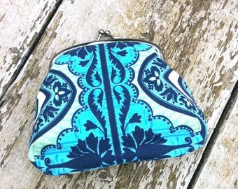 Small Clasp Purse - Bohemian Blues
