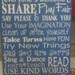 Play Room Rules. Subway style sign