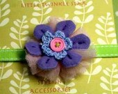 felt flower headband