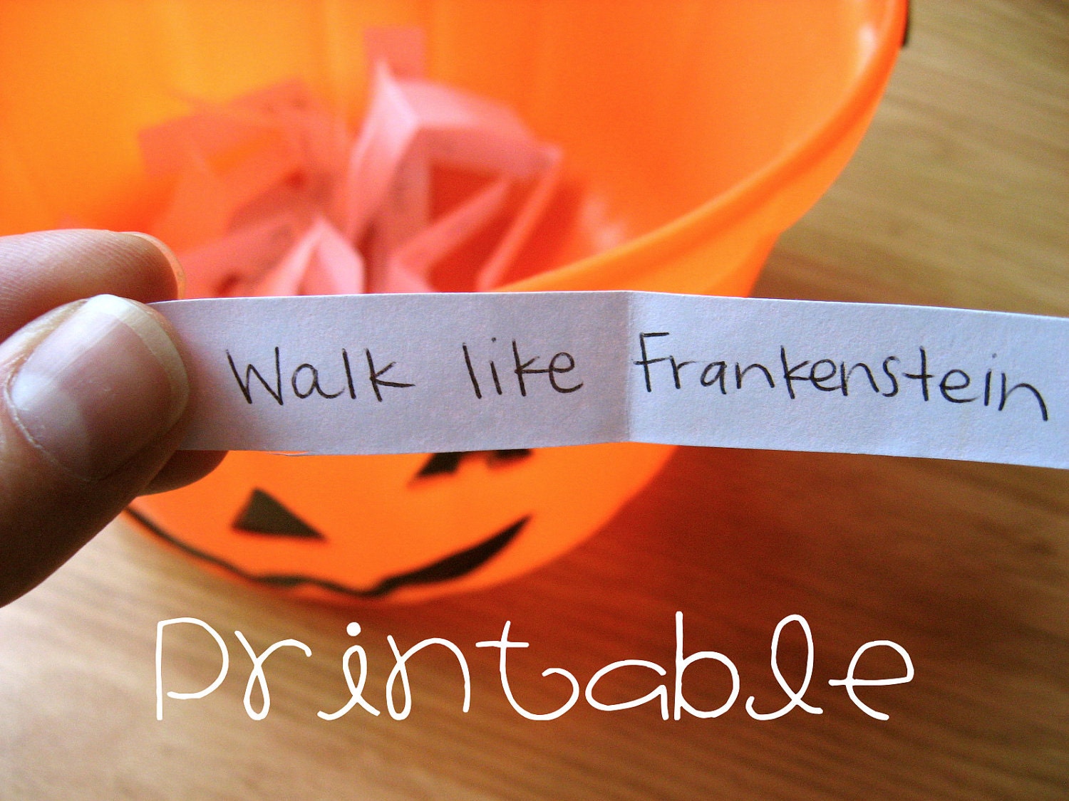 Printable- PDF- Halloween Charades- Party Game Idea
