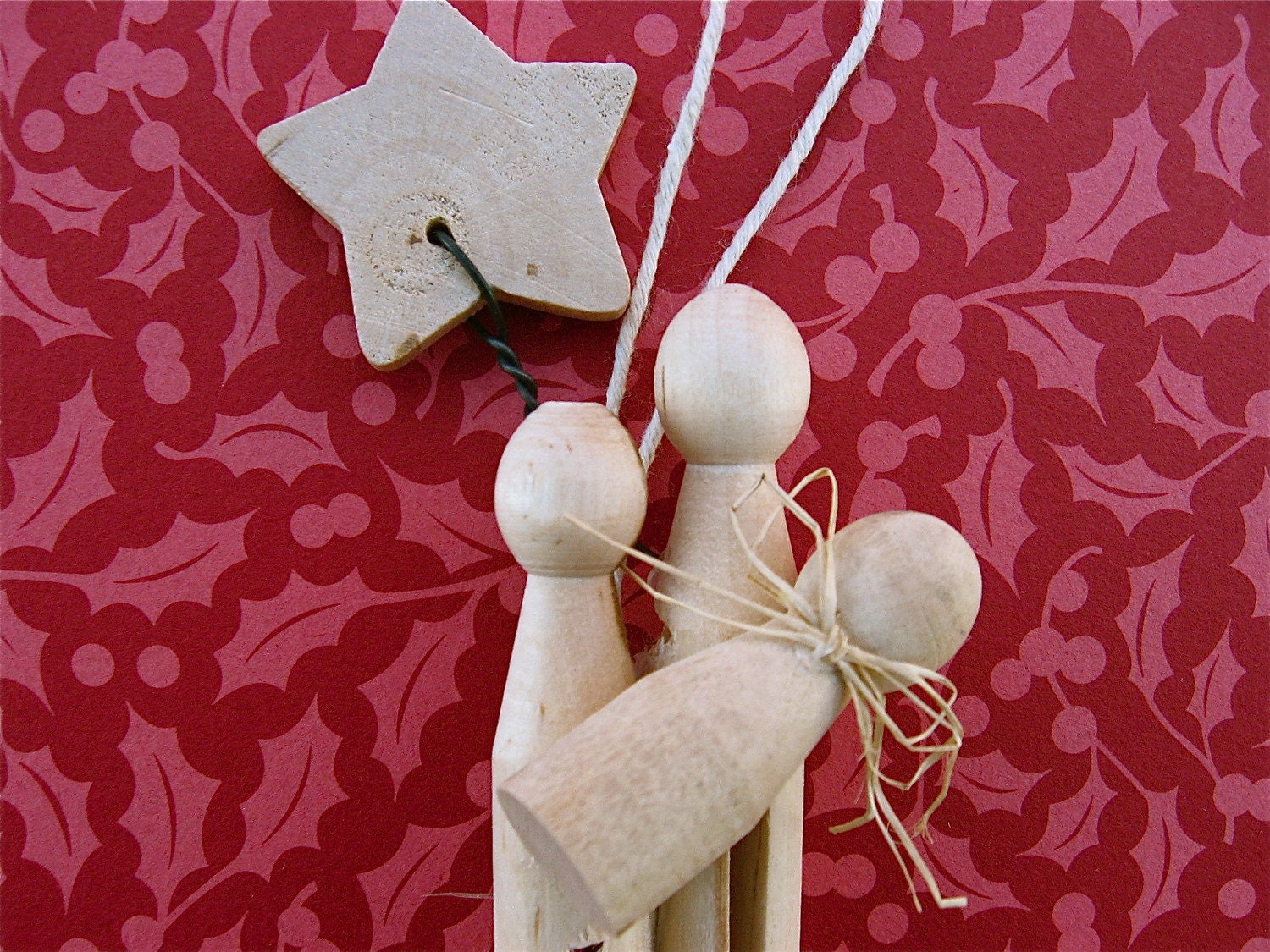 Clothespin Nativity Ornament