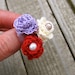 PATTERN- PDF- Lovely Rosette Ring- Crochet