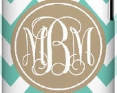 Personalized Monogram Cell Phone Cases NEW PATTERNS - iphone 5, iphone 4/4s, 3g, ipod, Samsung, HTC