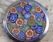 Polymer Clay Compact Mirror