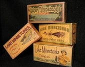 Lake Minnetonka Minnesota Fishing Cabin Decor Lure Boxes