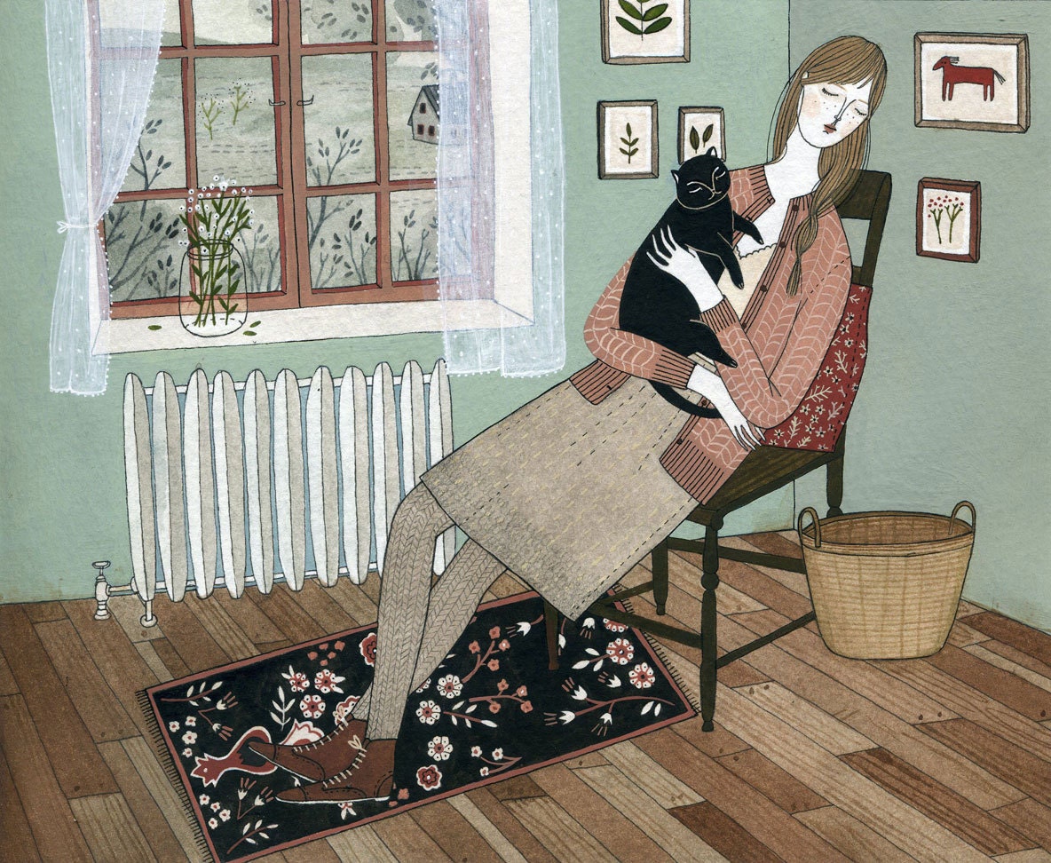 cat nap (print)