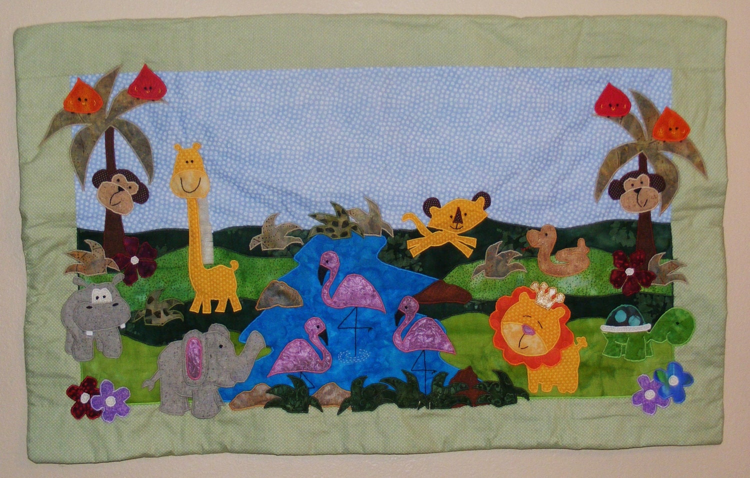 In The Jungle Baby Quilt