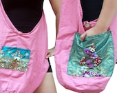 S A L E ....Pink and Blue 2 in 1 of Sling Bag