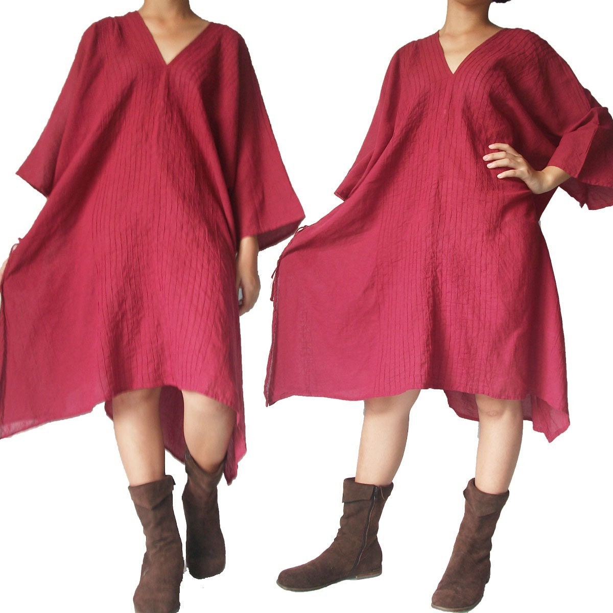 SALE 30% off - Red Short  Dress or Long Shirt xl-3xl