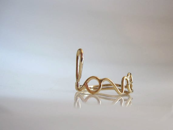 Love Ring - 14 Karat Solid Gold